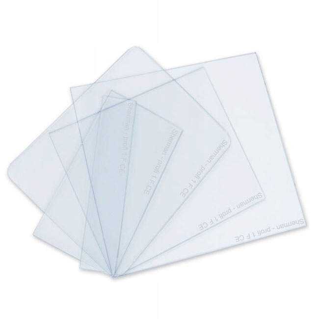 SZYBKA POLIWĘGLANOWA FILTR PCV DO MASKI 122x139