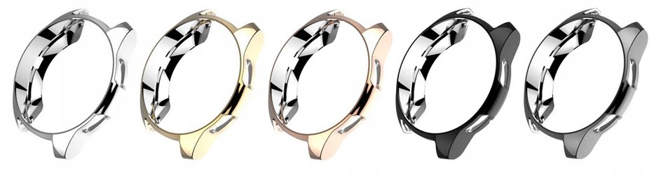 GRAFITOWE ETUI CASE SAMSUNG GALAXY WATCH 42mm Materiał tworzywo sztuczne