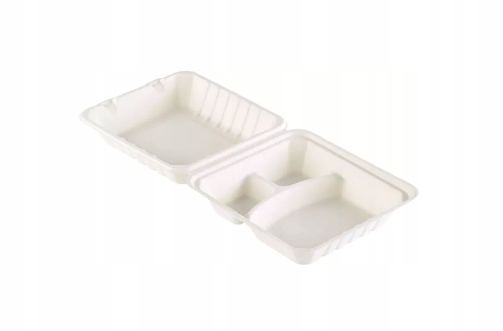 

Boxy obiadowe 3-dzielne biodegradowalne trzcina 50