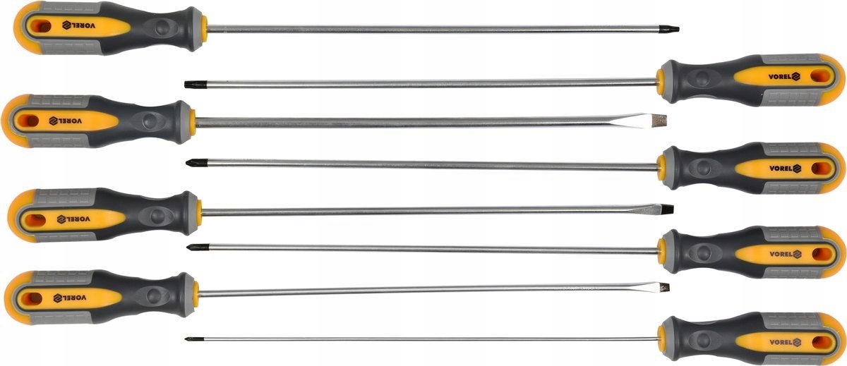 

Zestaw Długich Wkrętaków CrV 8szt. 60990 Vorel