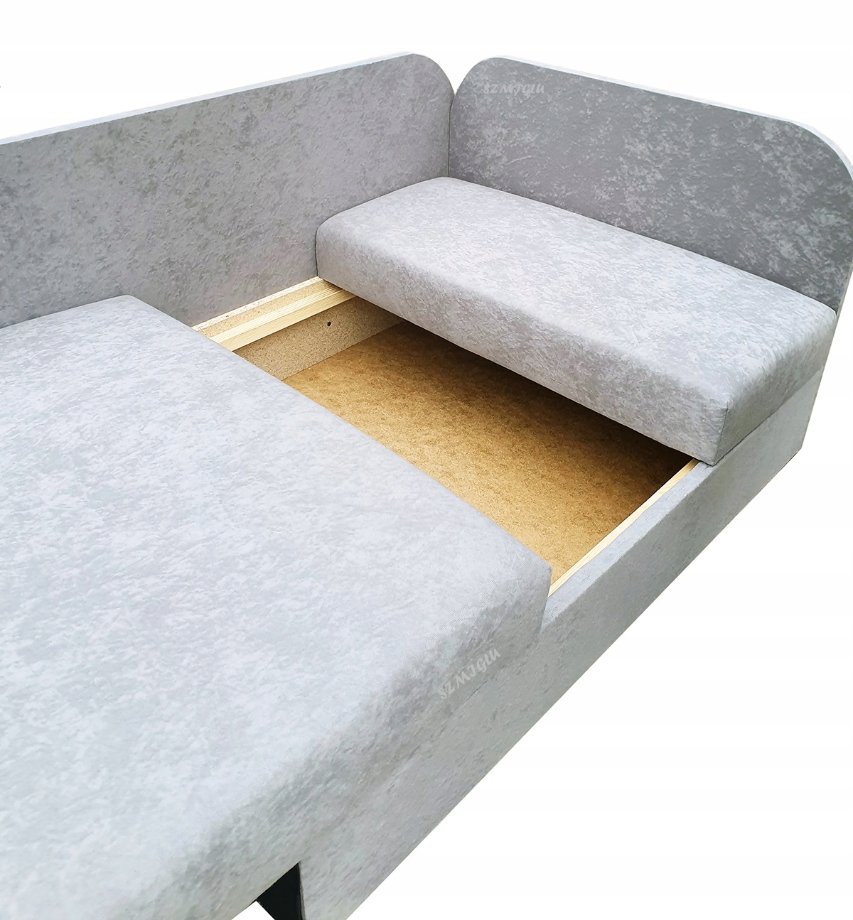 ŁÓŻKO DZIECIĘCE, NAROŻNIK TAPCZAN AMERYKANKA KUBUŚ MATERAC POJEMNIK Typ sofa (kanapa)