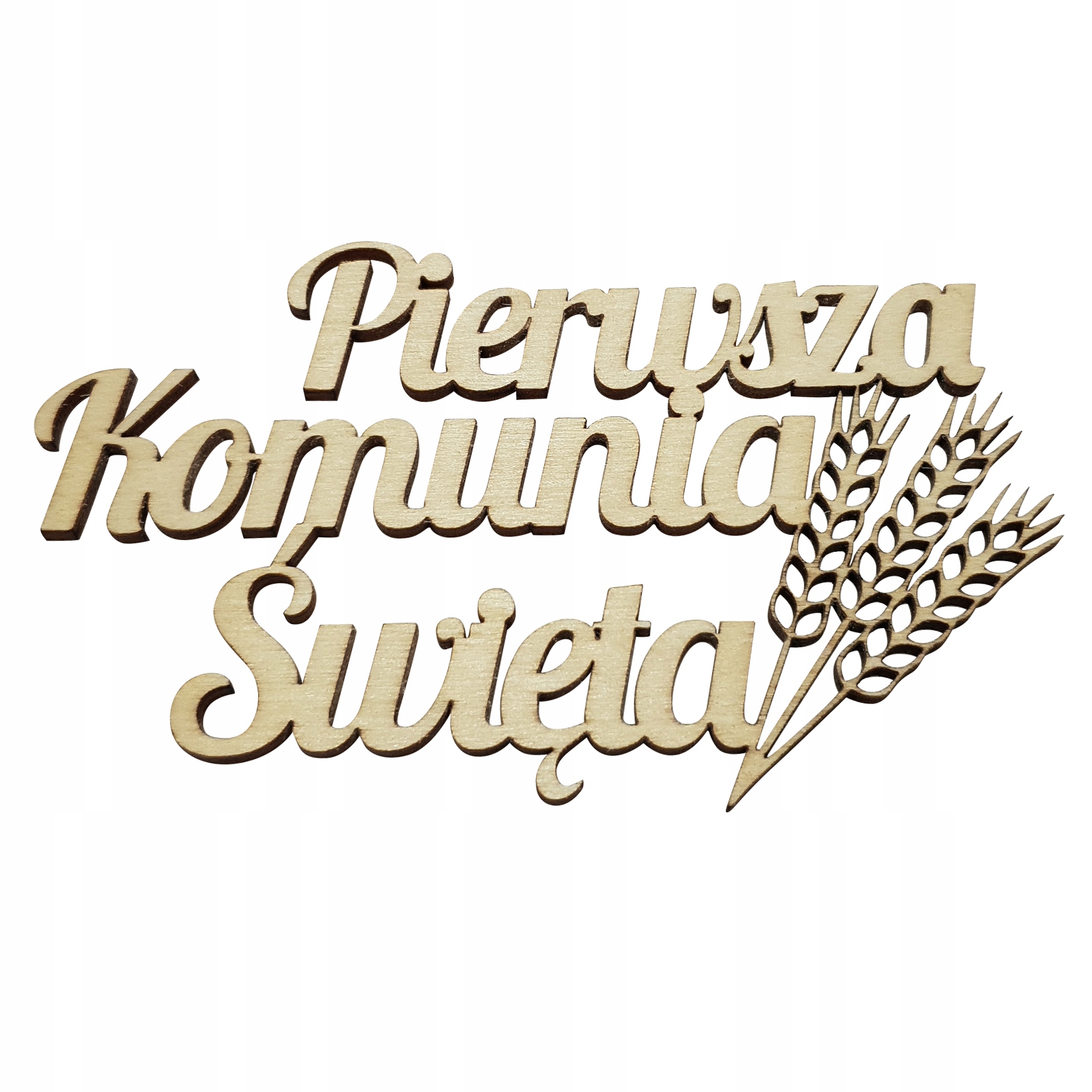 

Napis Ze Sklejki Pierwsza Komunia Święta 12c Dekor