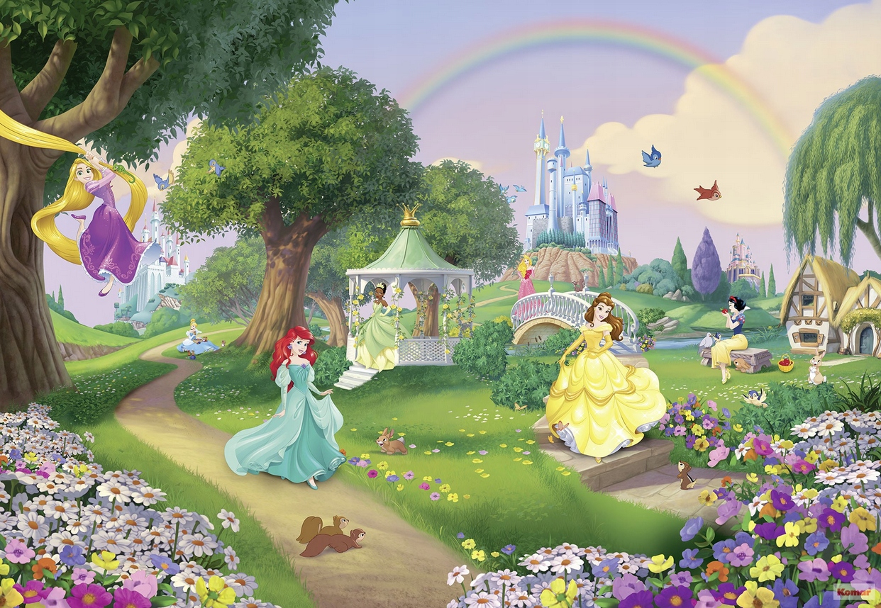 Fototapeta Disney Księżniczki Princess 368x254 cm