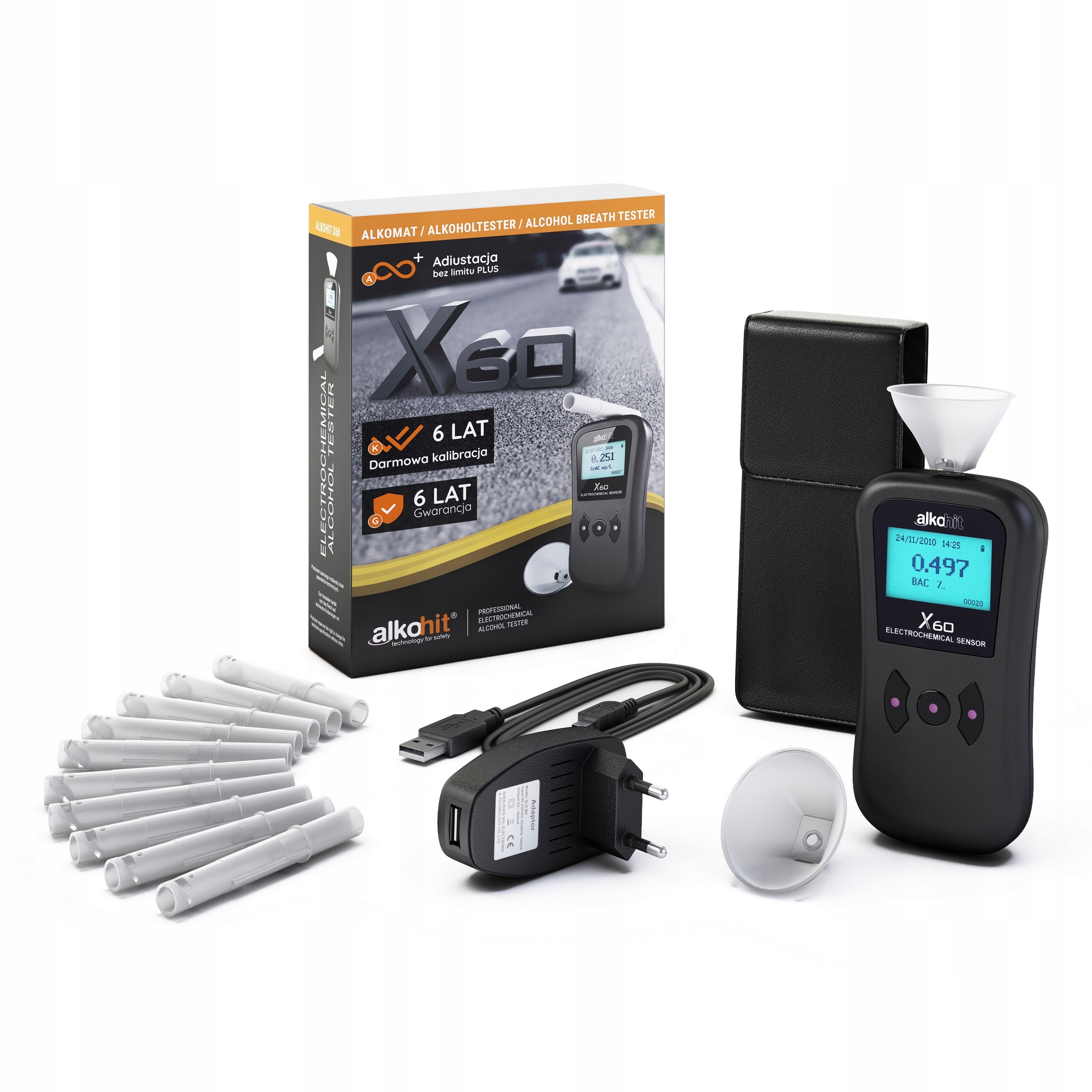 

Alkohit X60 Gotowy Skalibrowany Elektrochemiczny