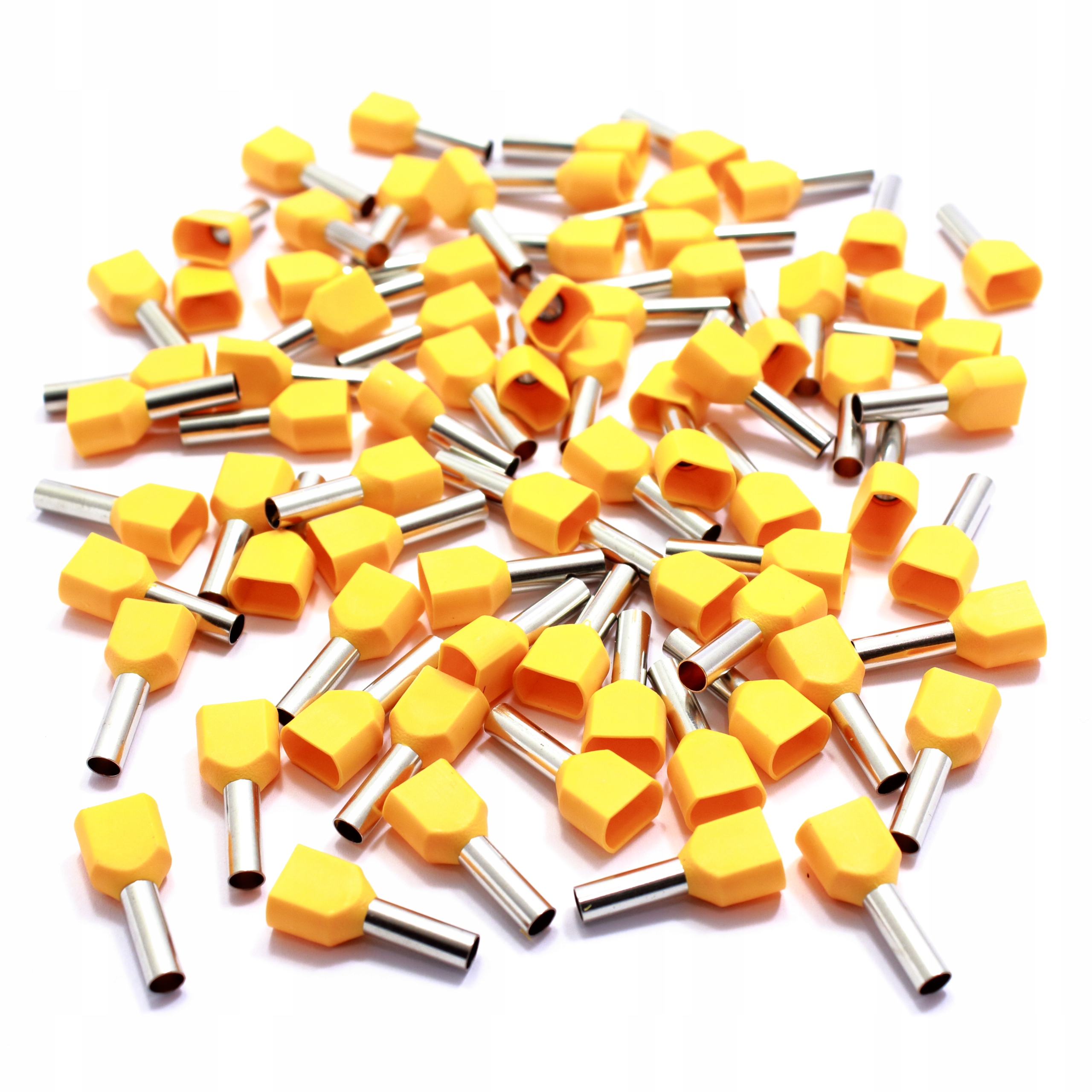 

Tulejka Kablowa Izolowana Podwójna 2x4 mm 100szt