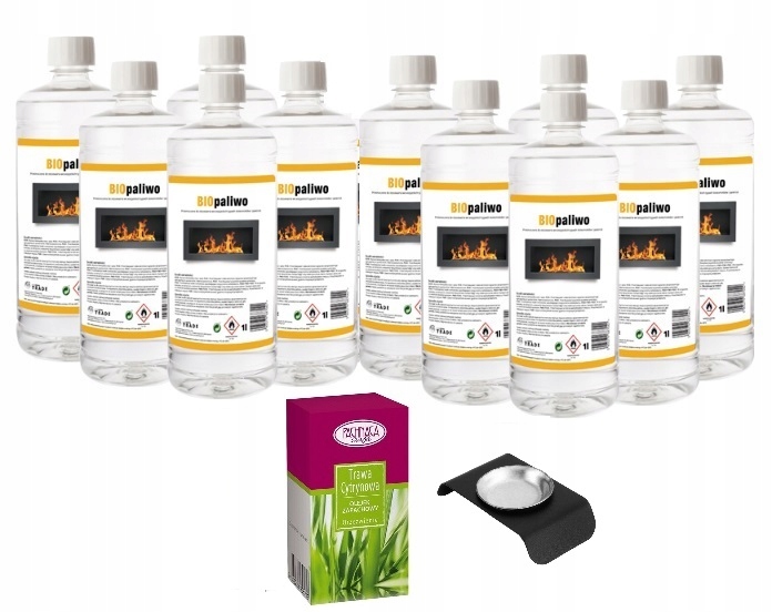 BIOPALIWO 11L + pojemnik + olejek trawa cytrynowa