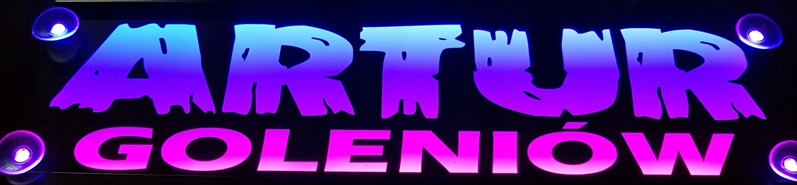 Tablice imienne 50x12 LED + GRATIS