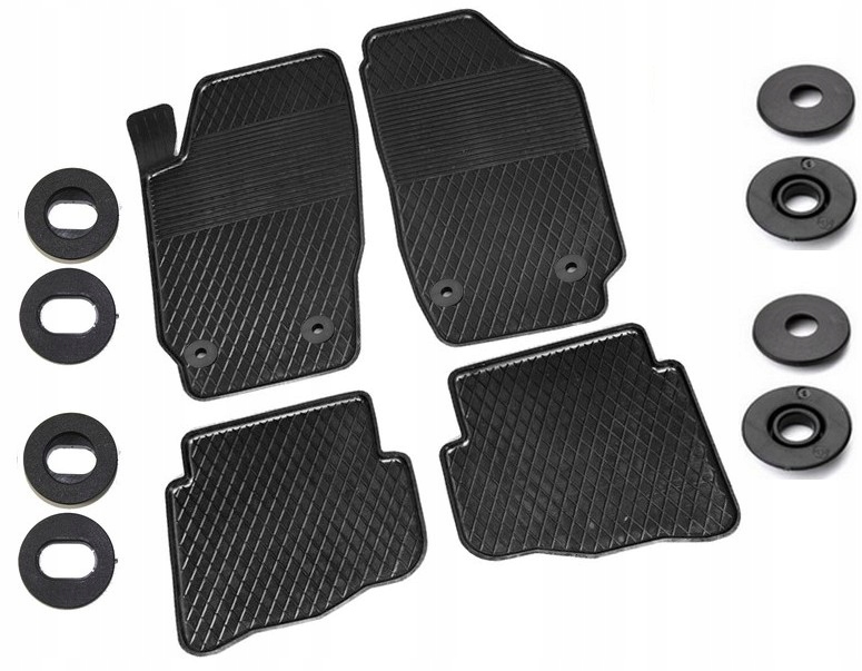 

Vw Polo 02-08 , Ibiza gumowe stopery Korytka