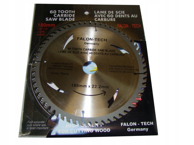

Tarcza Do Drewna Widia Widiowa 180x60Tx22 Otw 22MM