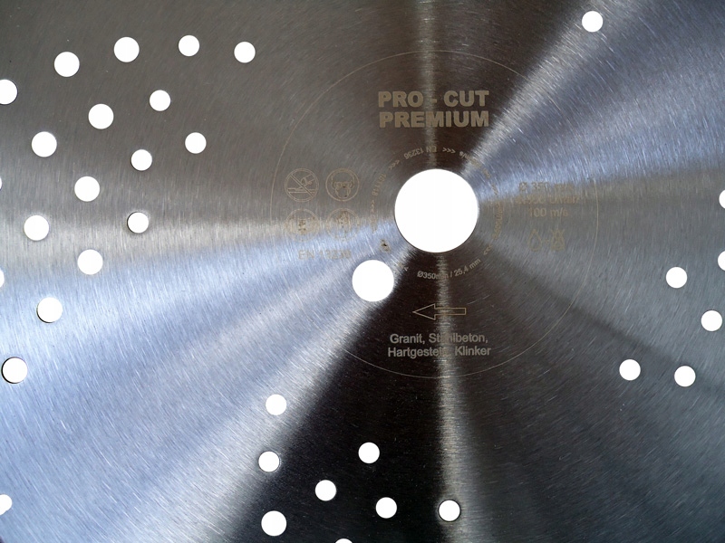 TARCZA 350 PRZECINARKA PILA BUDOWLANA KOSTKA Rodzaj tarcza