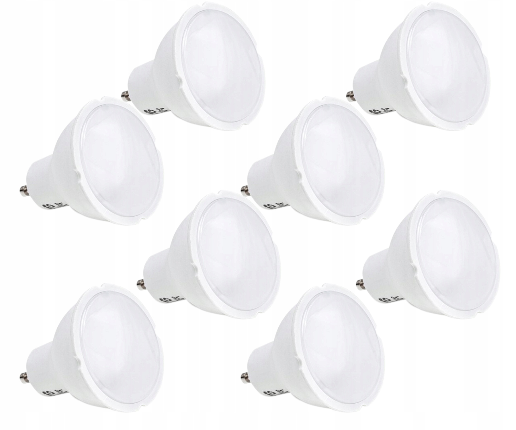 

8 x Żarówka Led GU10 5W niemrugająca barwa Ciepła