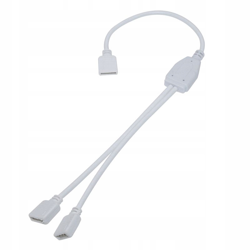 

Rozdzielacz Rgbw na 2 taśmy Led złączka 5 pin