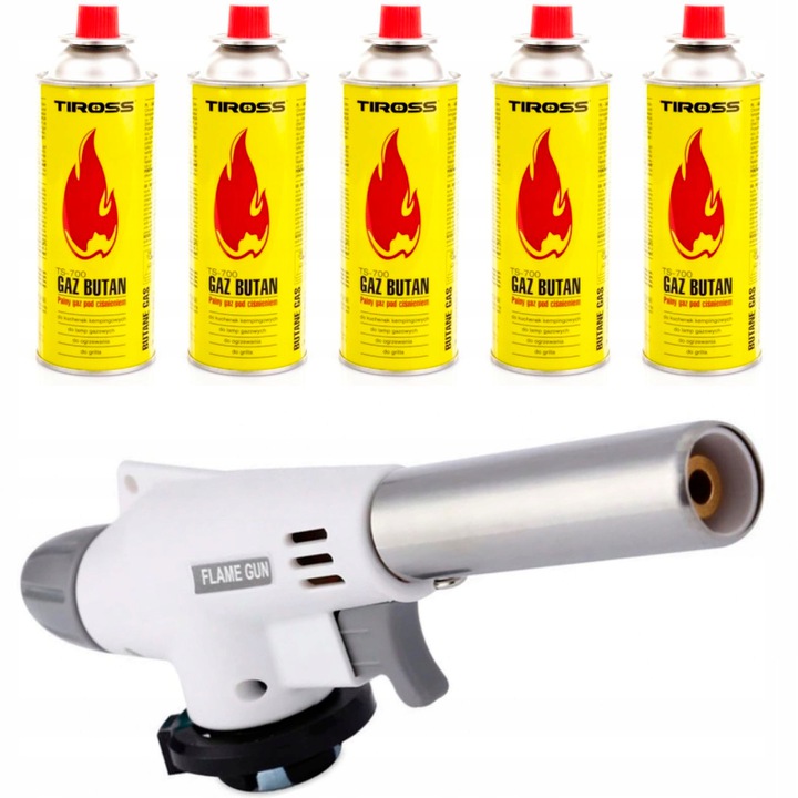 

Palnik Gazowy Kartusz Ceramiczny LUTLAMPA+5 Naboi