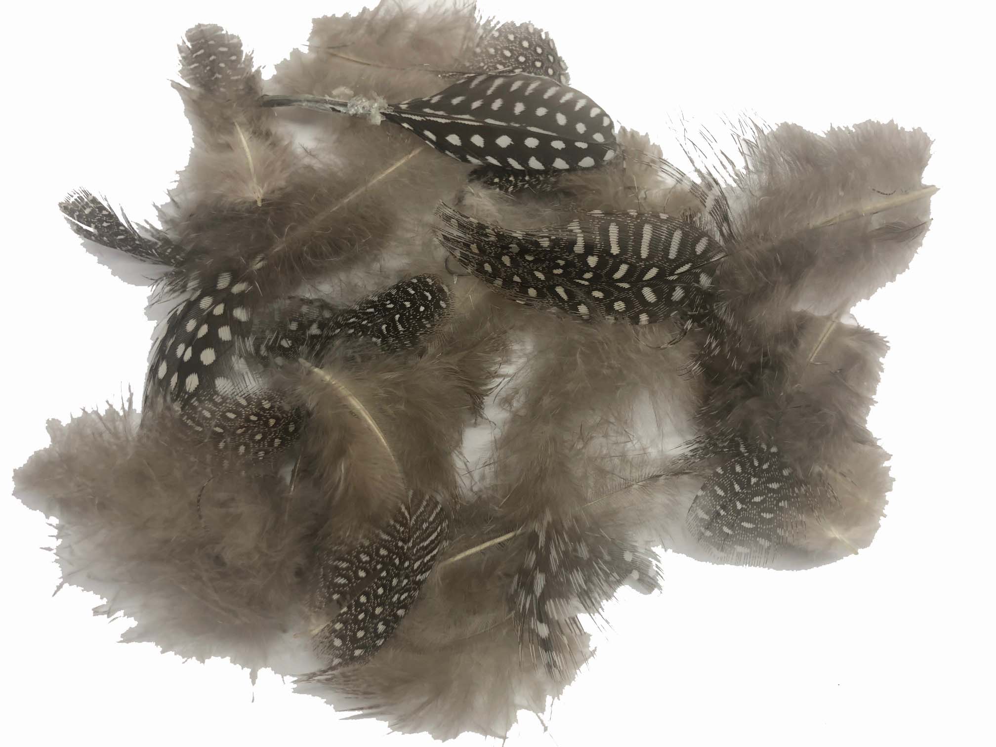 PIÓRKA PTASIE PRZEPIÓRCZE 5g PIÓRA NATURALNE SZARE