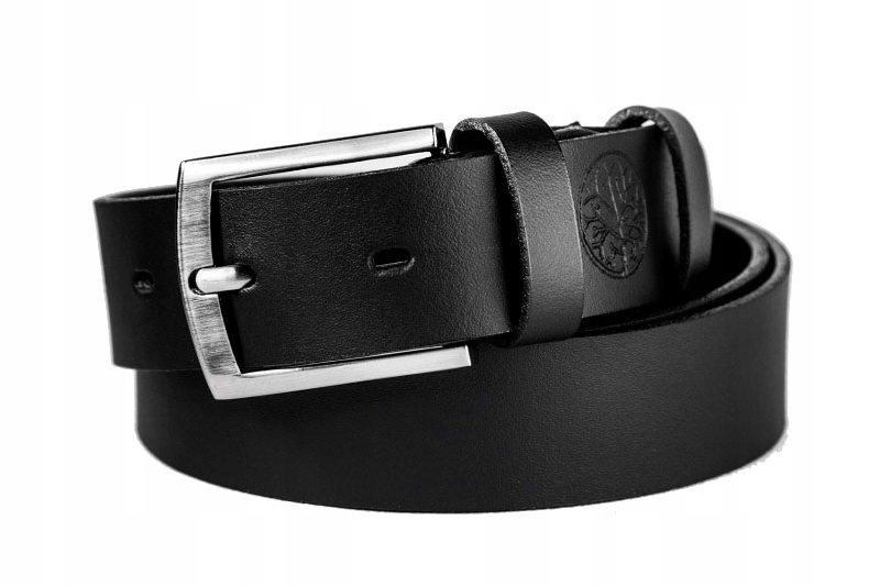 Pasek skórzany męski czarny do spodni Betlewski Marka Betlewski