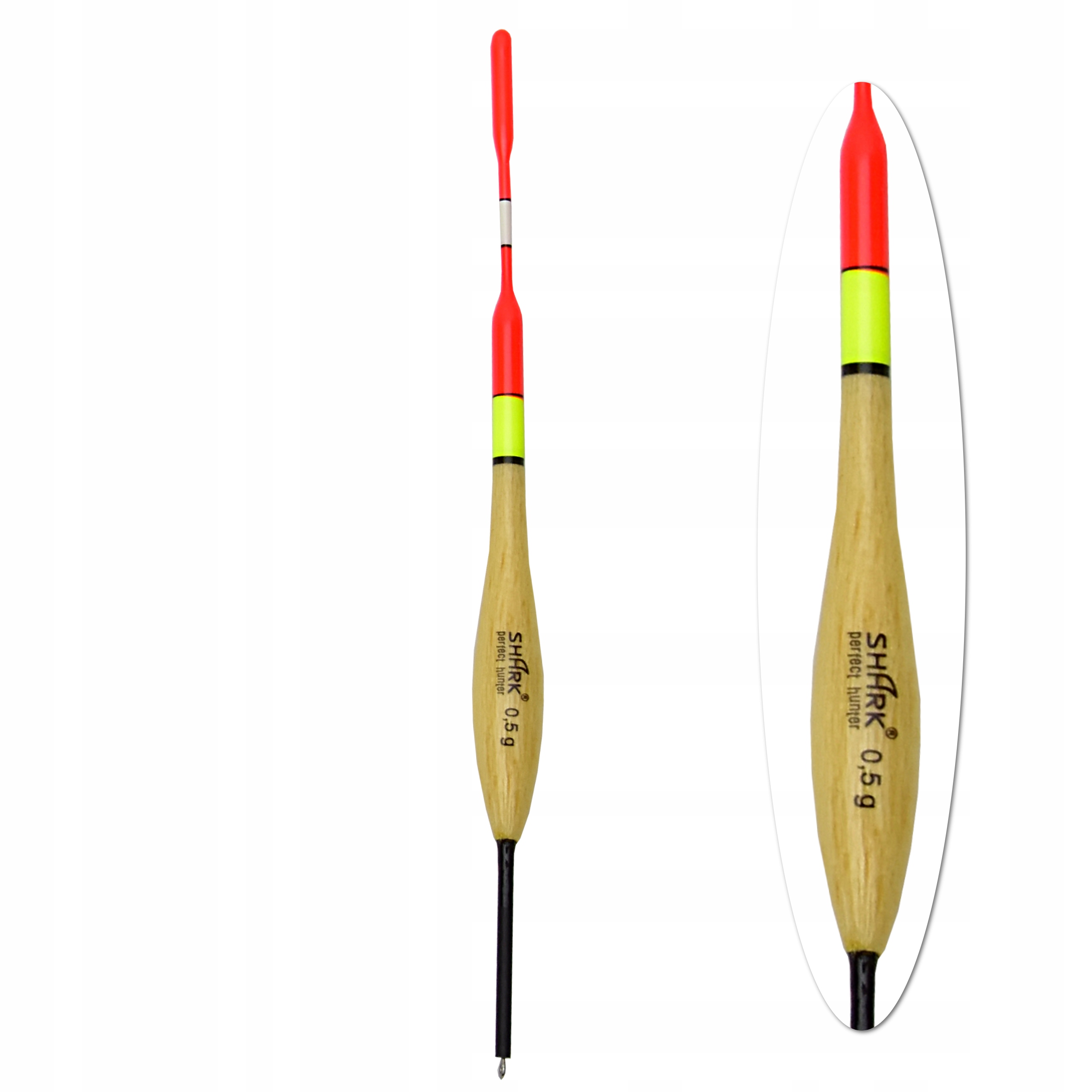 

Spławik Przelotowy Z Balsy 0,5 g 13cm Shark Pl