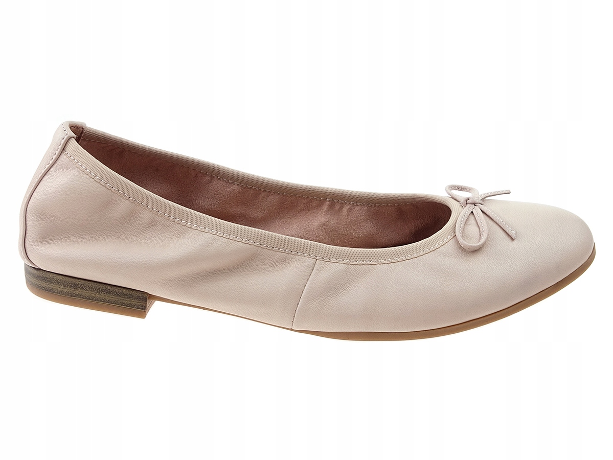 

Tamaris balerinki buty 22116 różowe, skóra 40