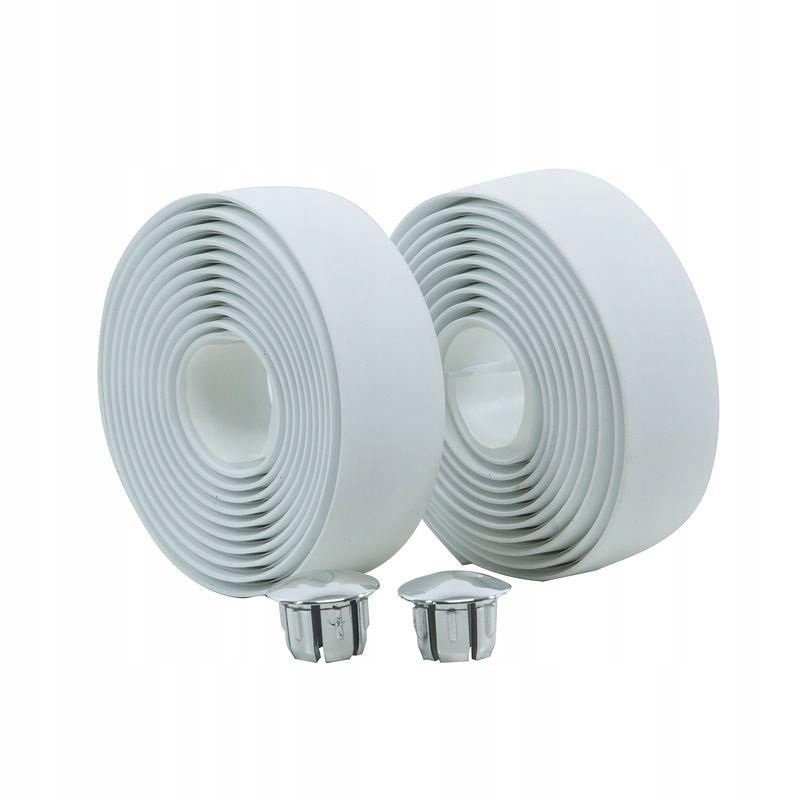 

Owijka na kierownicę biała 2 sztuki + korki