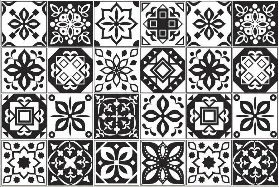 

24 Naklejki na Kafelki naklejka ścienna 10x10