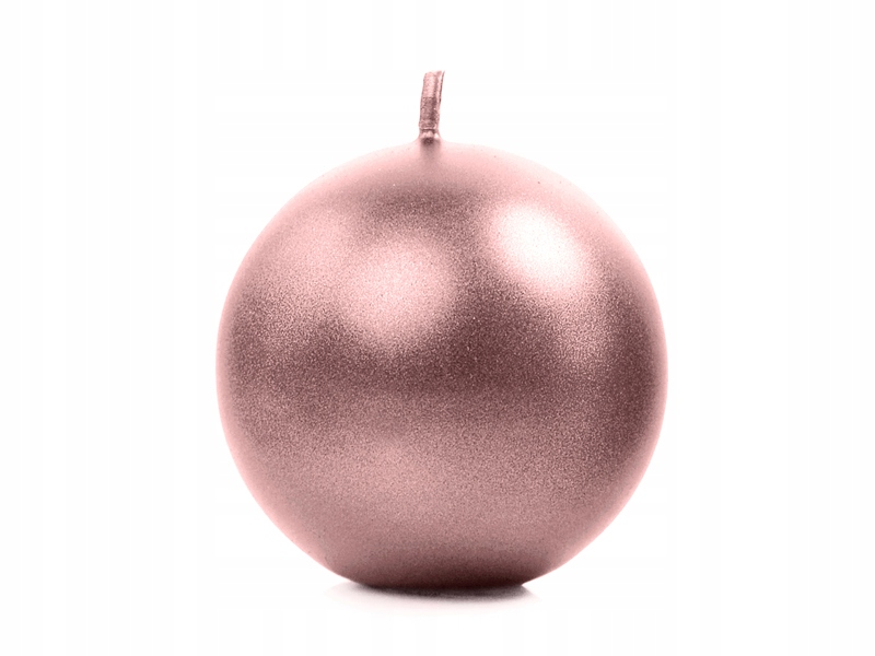 

Śliczne Świeczki metalik -- Rose Gold Średnica 8cm