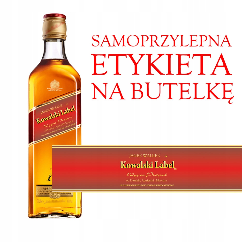 

Prezentna Urodziny Personalizowana Etykieta jOHNNY