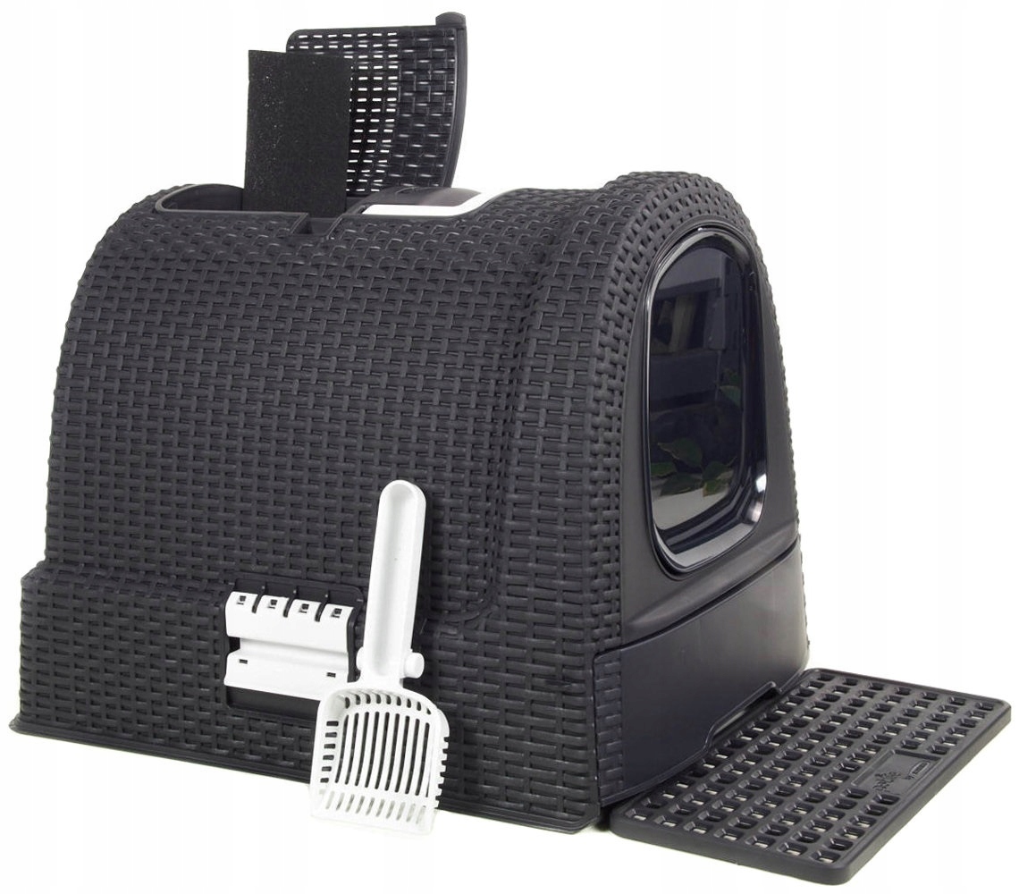 Levně Curver Toaleta Pro Kočky Grafitově šedá