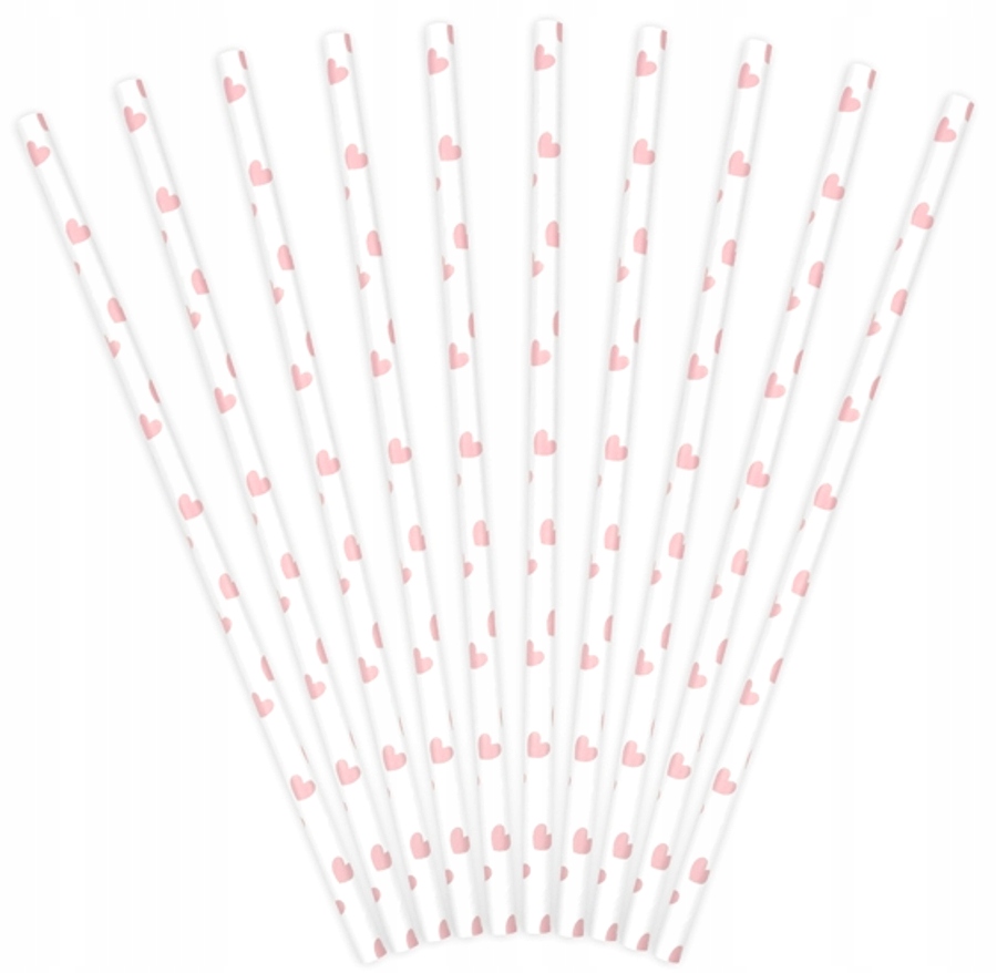 SŁOMKA DO PICIA PAPIEROWA URODZINY-10SZT-1371 Materiał papier