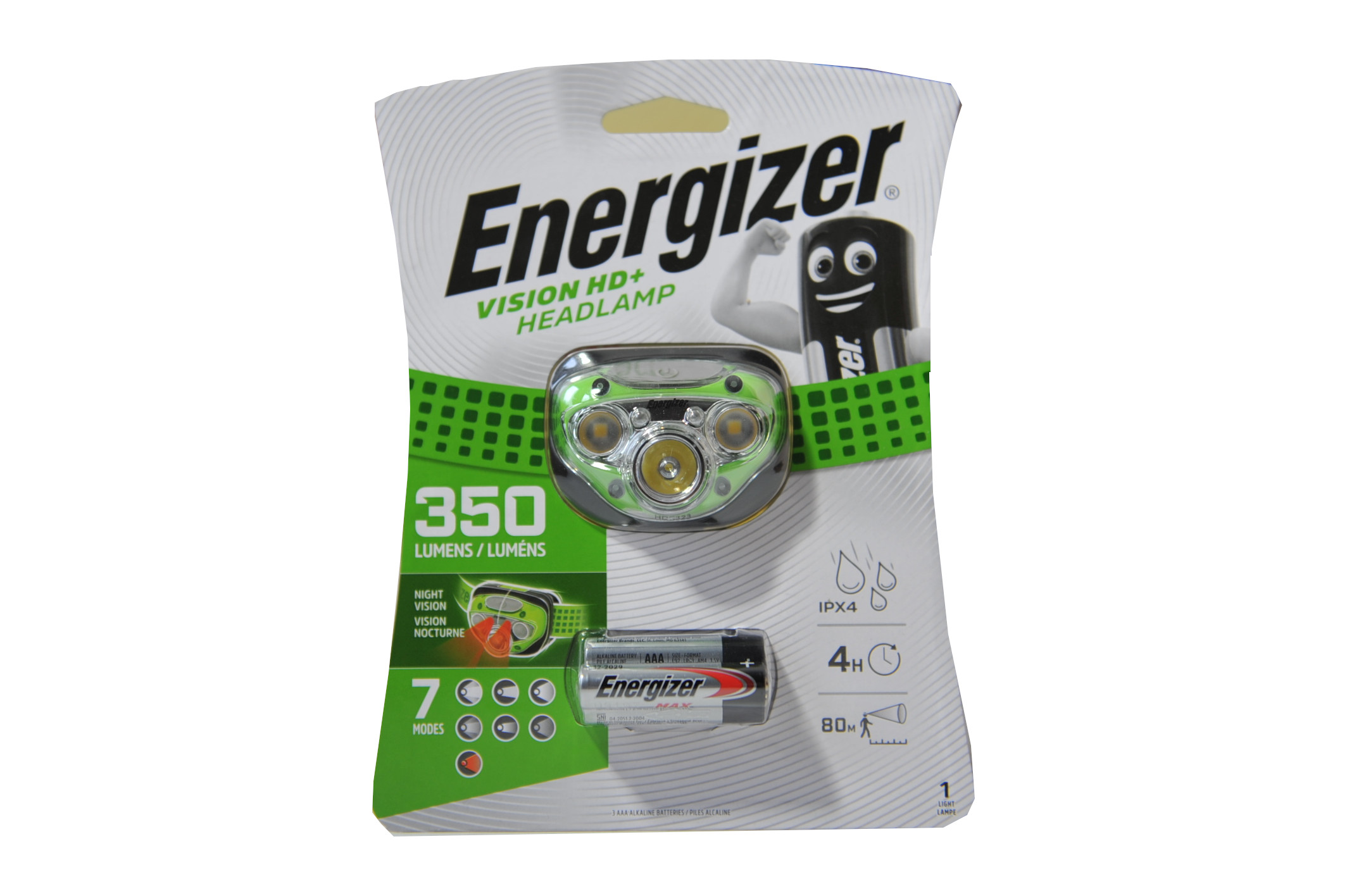 

Latarka czołowa Energizer Vision Hd+ 350 lumenów