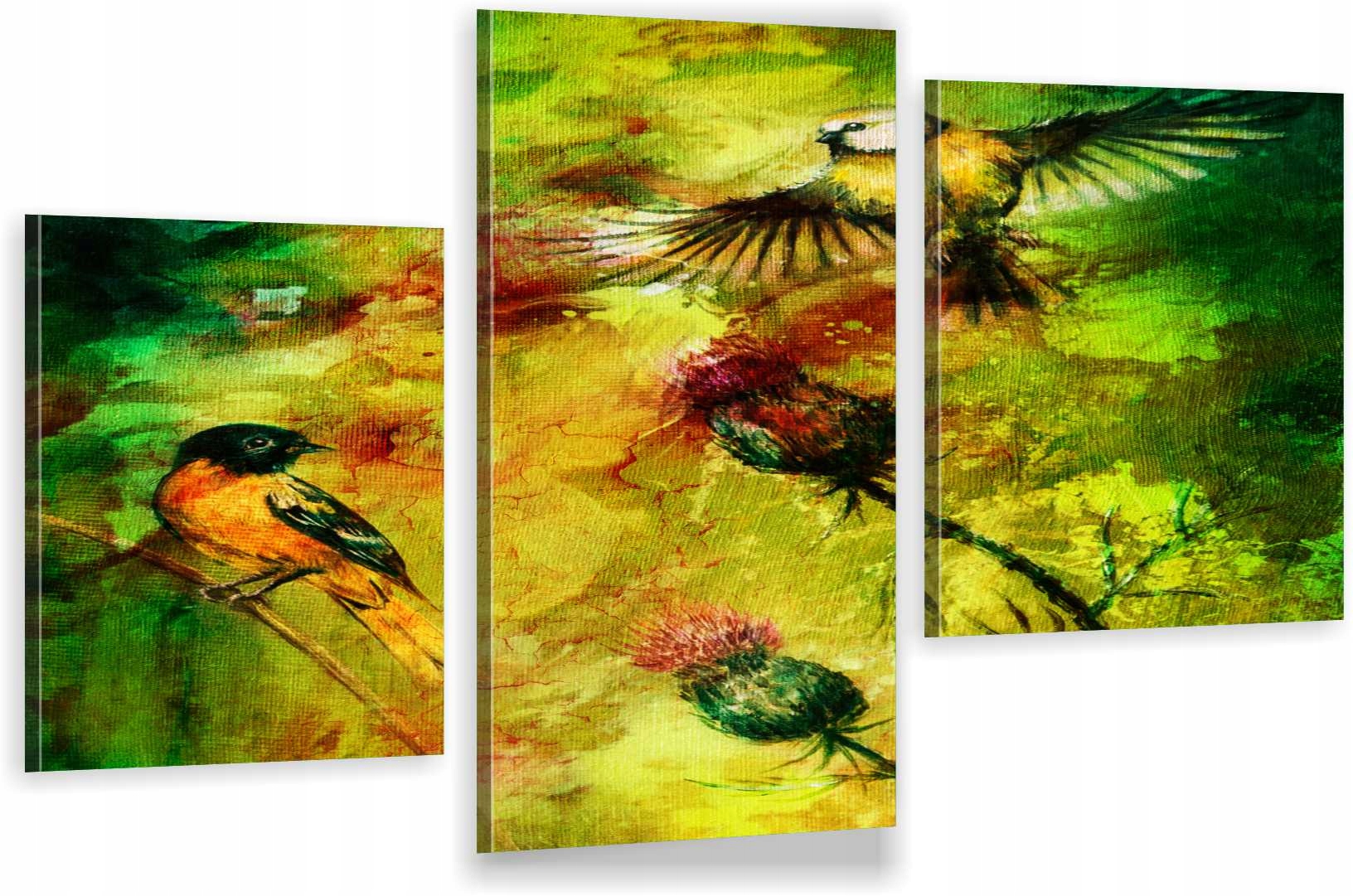 

Tryptyki Obraz Na Ścianę Abstrakcja Ptaki 800 Wz