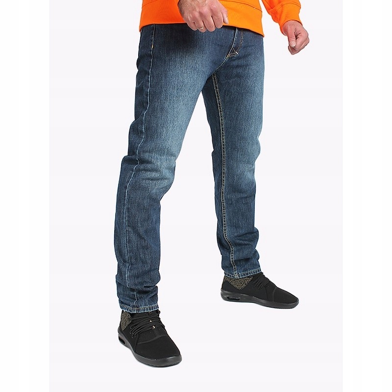Kalhoty Mass Dnm Signature Jeans Tapered D.blue M