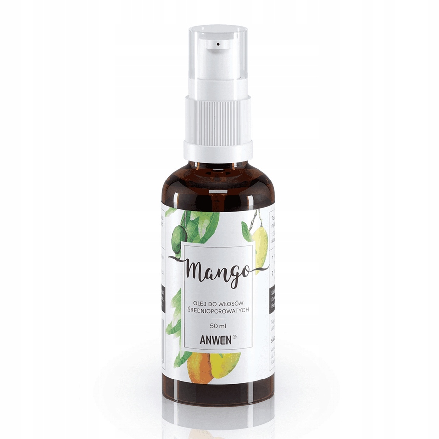 

Anwen Olej do włosów średnioporowatych Mango 50 ml