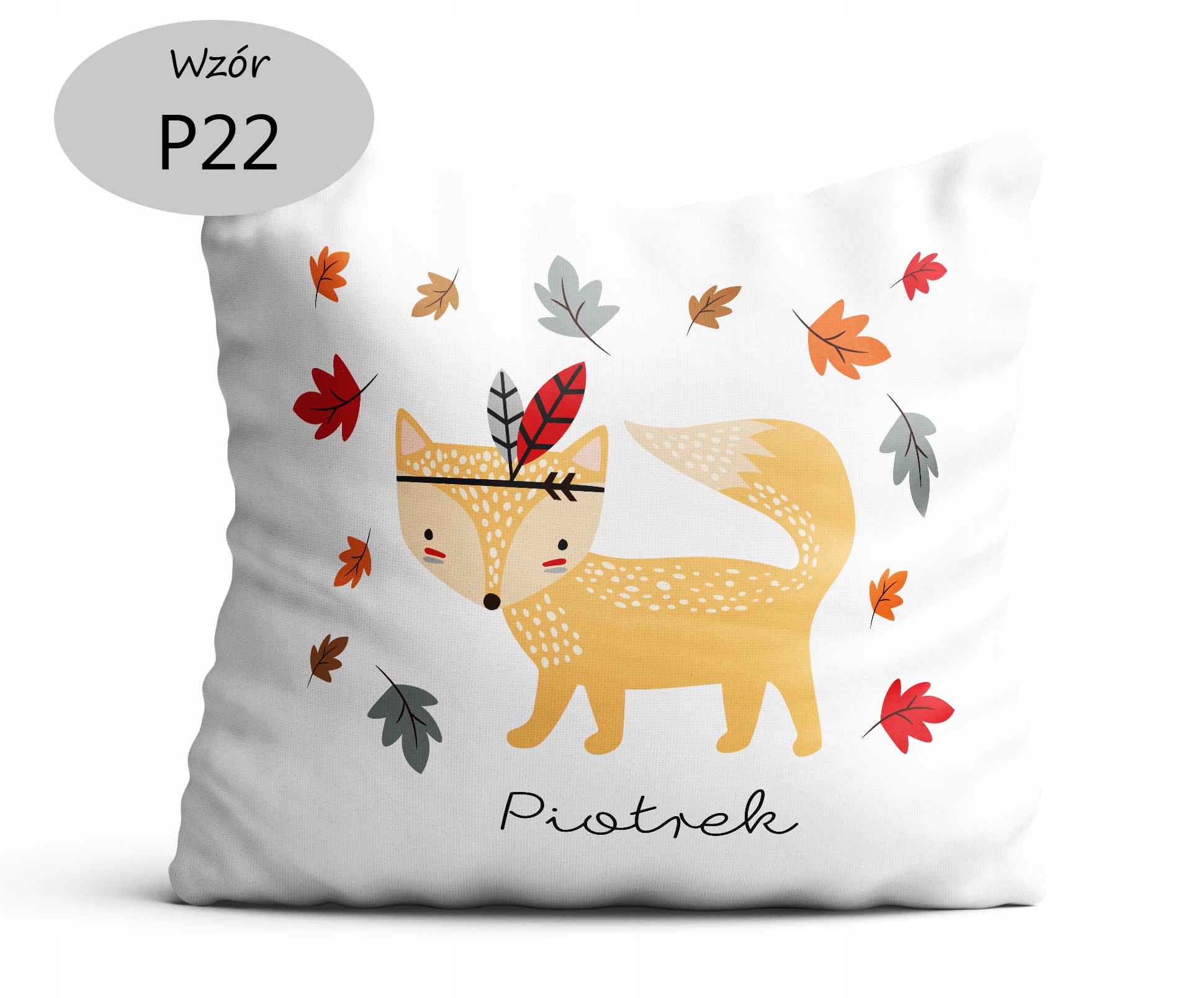 Poduszka na Dzień Dziecka Prezent z Imieniem Wzory Długość poduszki 40 cm