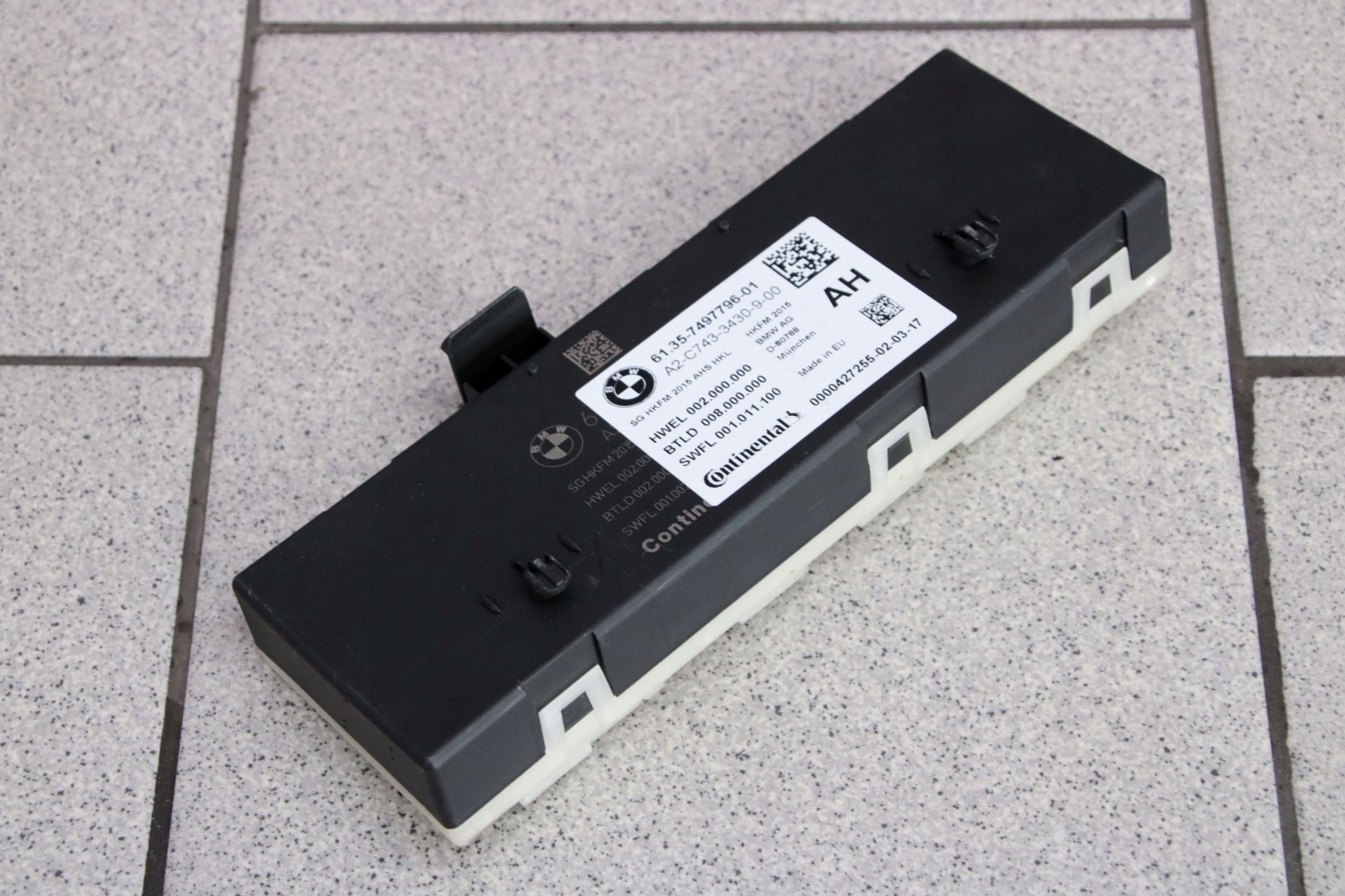 BMW G30 G31 G32 блок управління заслінки задній 7497796