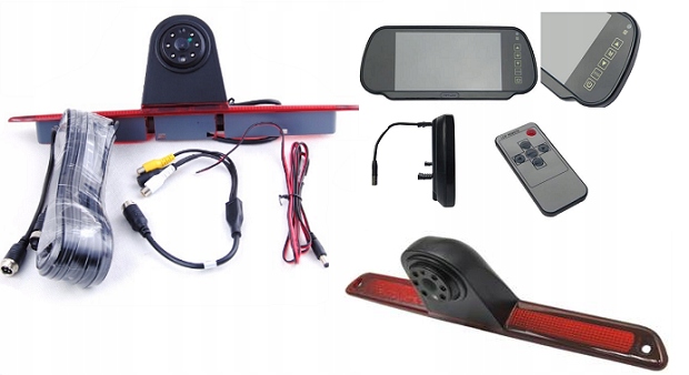 KAMERA STOPU MONITOR 7 W LUSTERKU SPRINTER CRAFTER