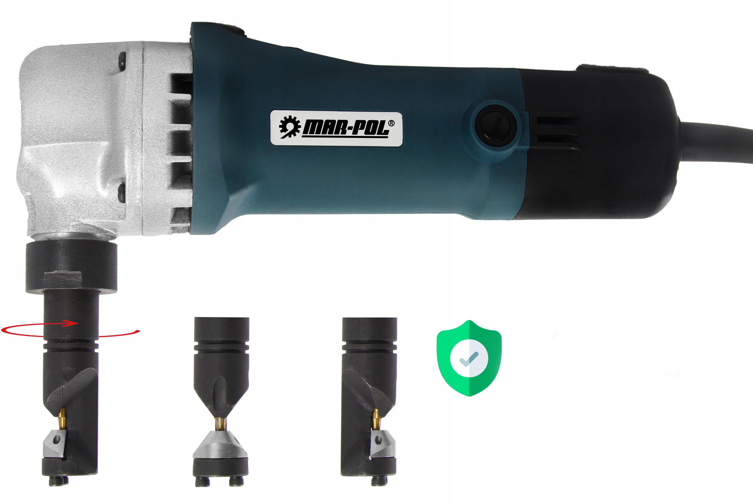 NOŻYCE ELEKTRYCZNE DO CIĘCIA BLACHY NIBLER MAR-POL Kod producenta Ripper