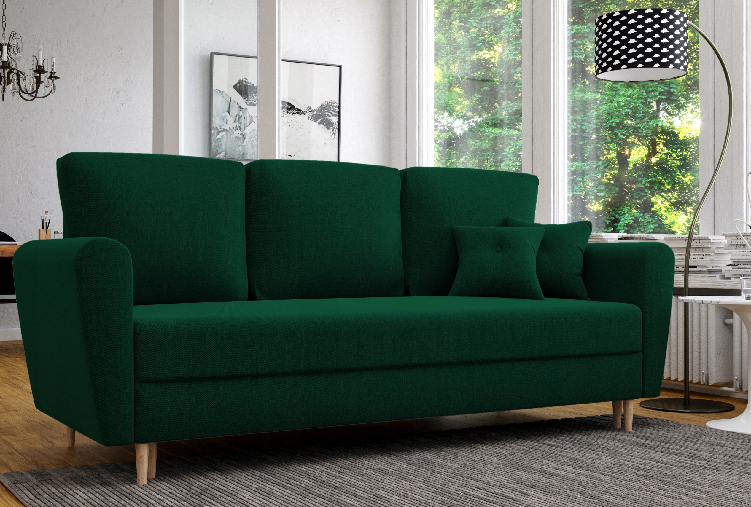 

Kanapa sofa Lagos rozkładana Bonell skandynawska