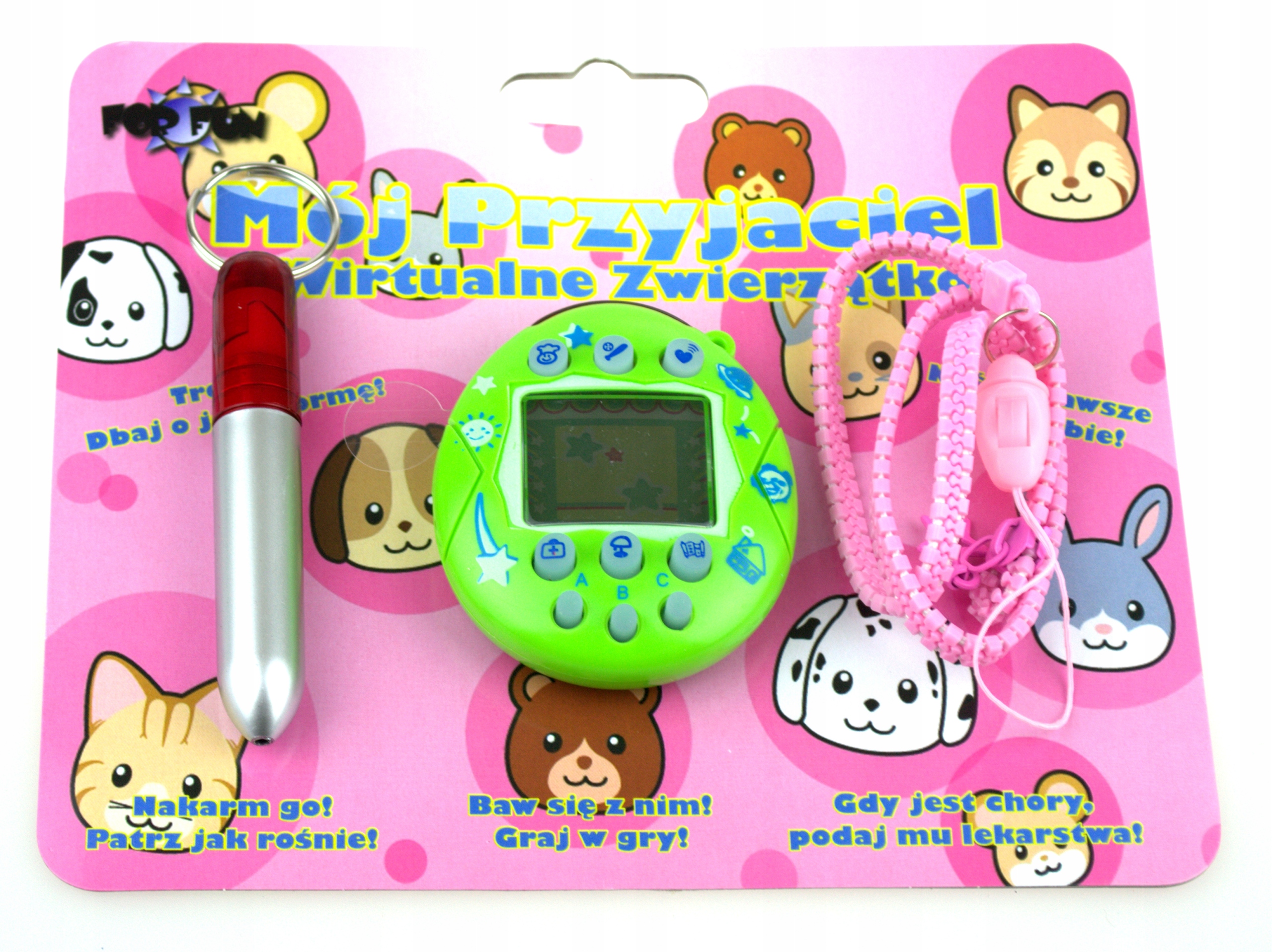 

Tamagotchi, Interaktywne Zwierzątko Długopis Smycz