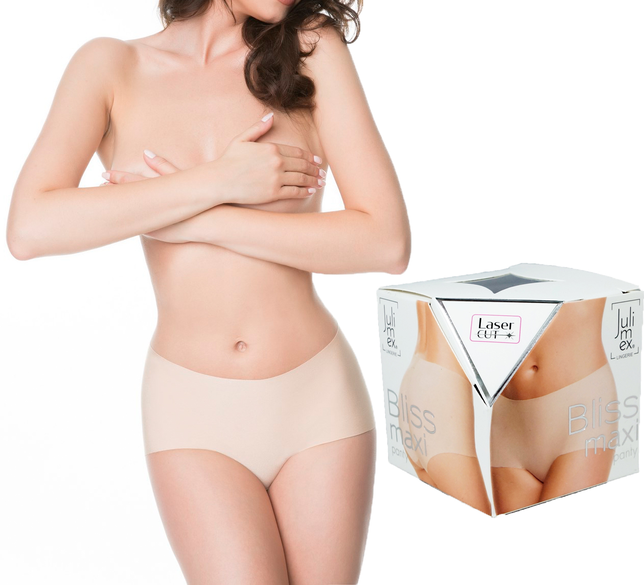 

Bliss Maxi majtki damkie Laserowo cięte Julimex M