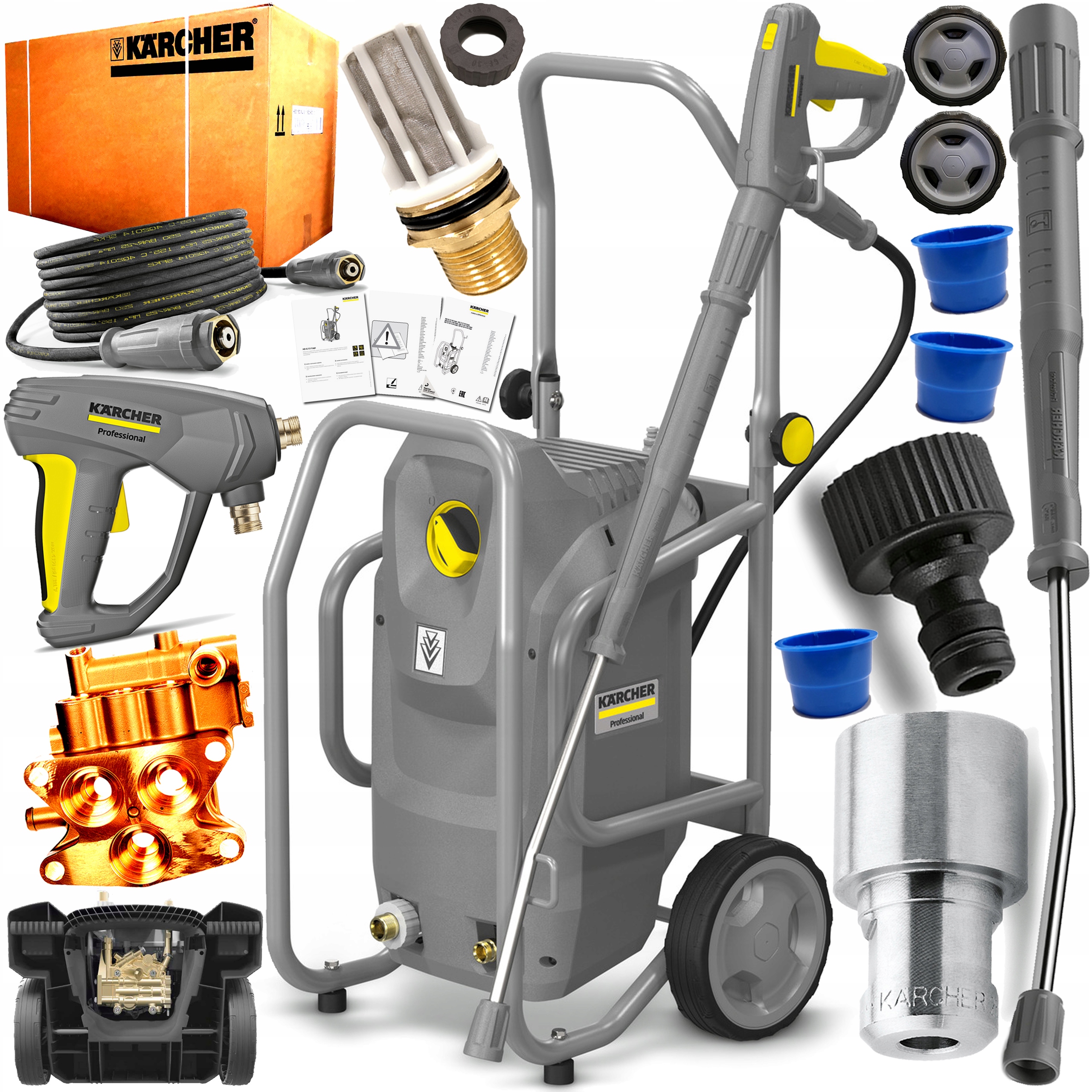 

Karcher HD7/14-4M Cage Myjka Ciśnieniowa Solid Pro