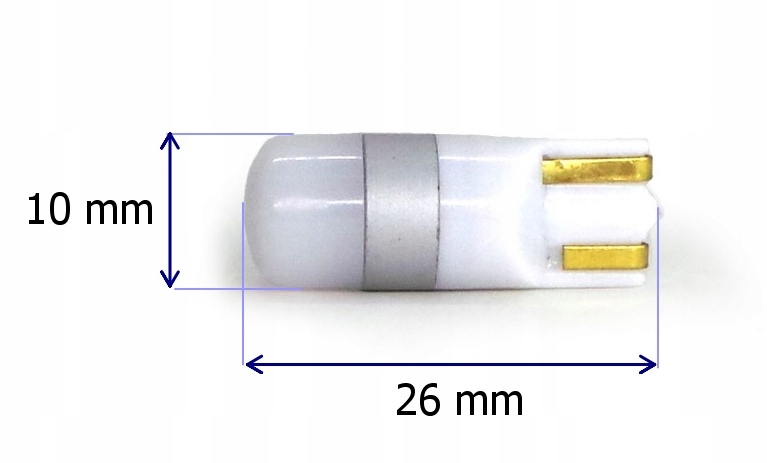 W5W żarówka LED T10 12V CANBUS 190lm Niebieski Producent motoLEDy