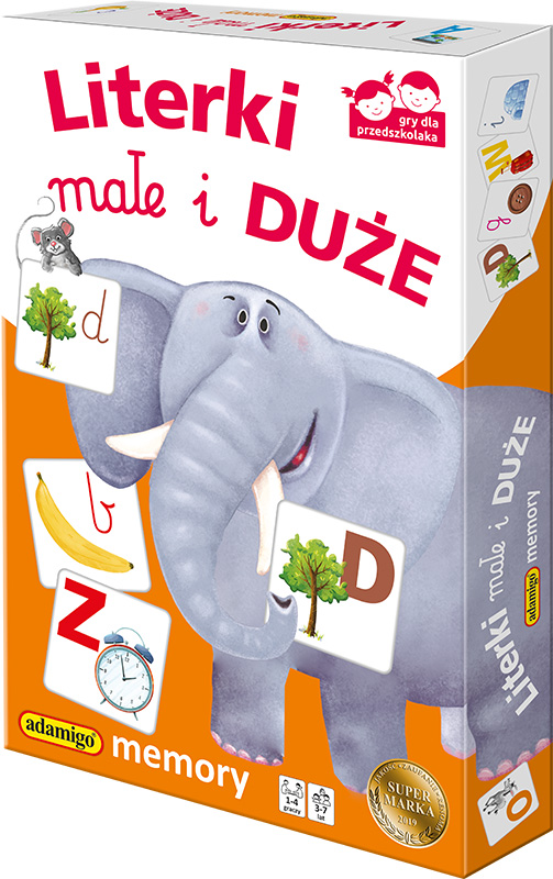 

Gra Pamięciowa Memory Literki Małe I Duże