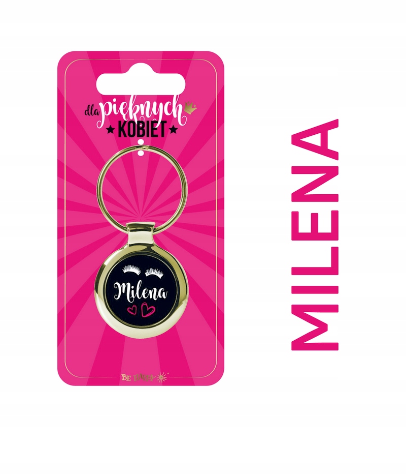 

Brelok metalowy "milena"