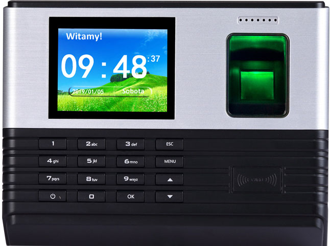 POLSKI SYSTEM Rejestrator pracy palec + RFID +WiFi Kod producenta A-L355