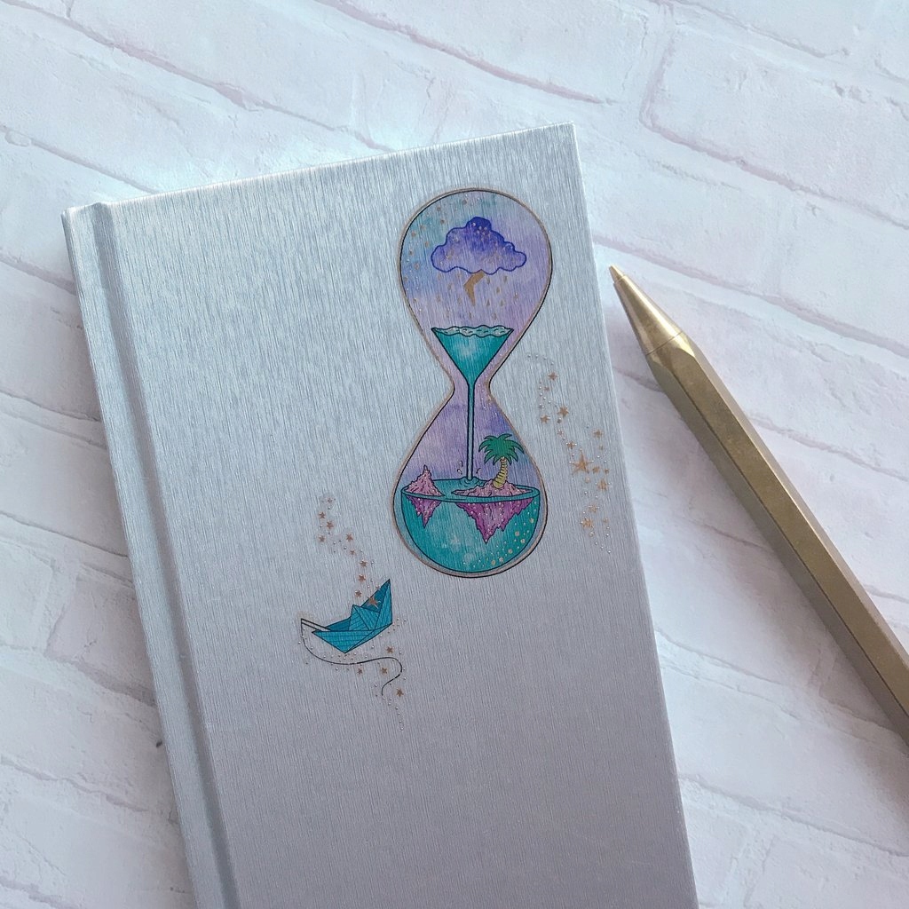 Paperself tatuaż wodny klepsydra kolorowy naklejka EAN (GTIN) 5060270572671