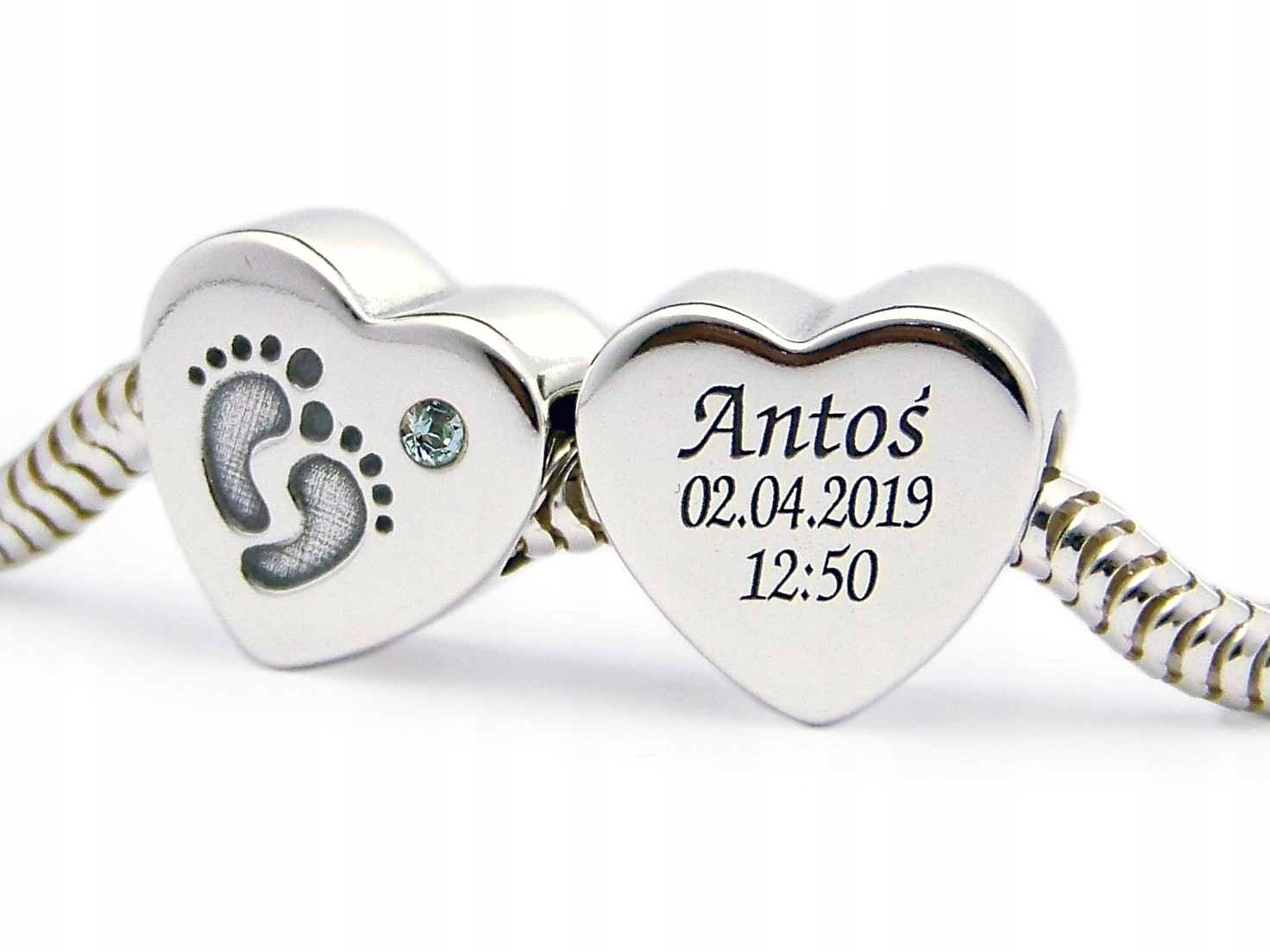 

Charms srebro 925 koralik dla Mamy Twój Grawer