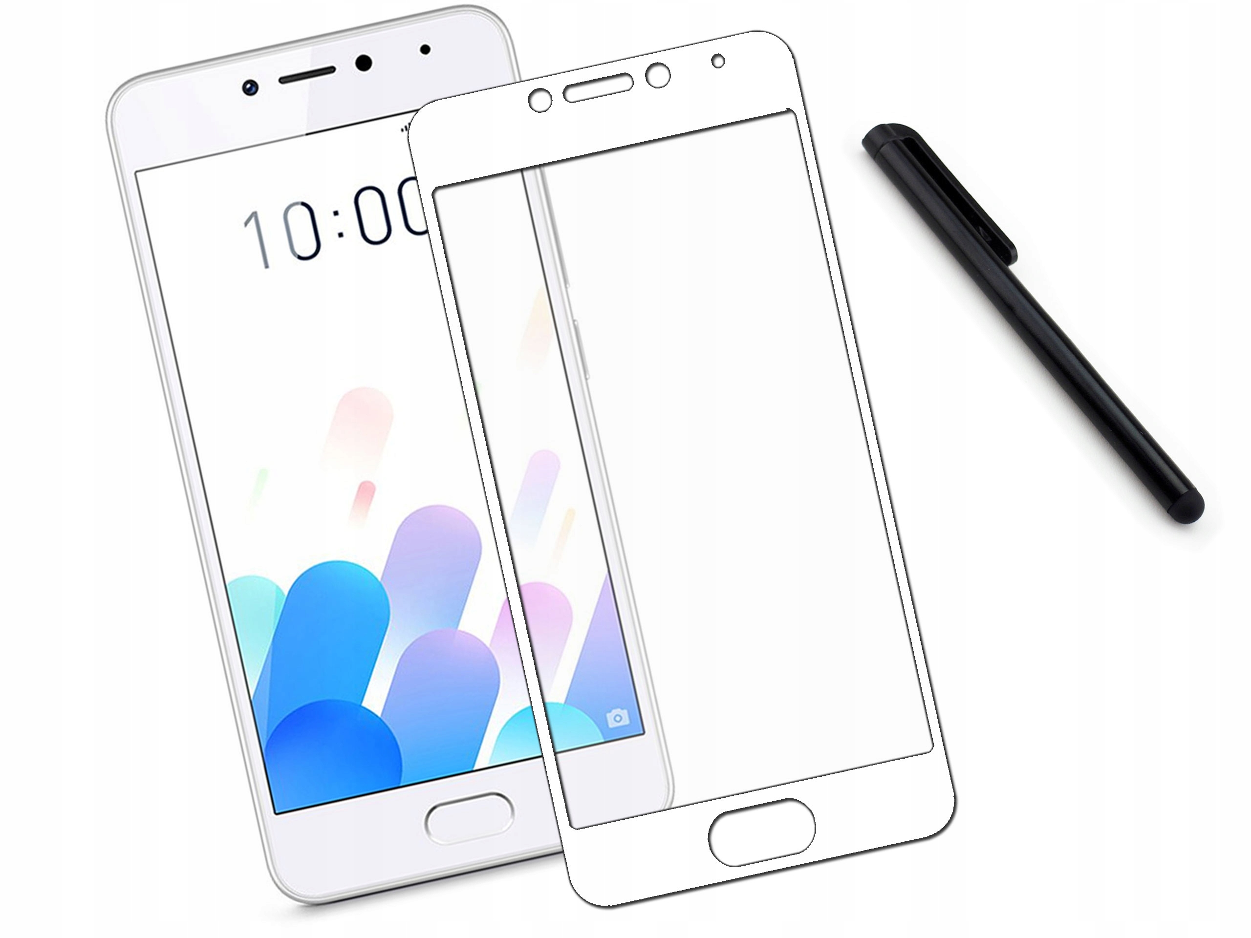 

Szkło hartowane 3D 9H Meizu Noblue A5 Białe