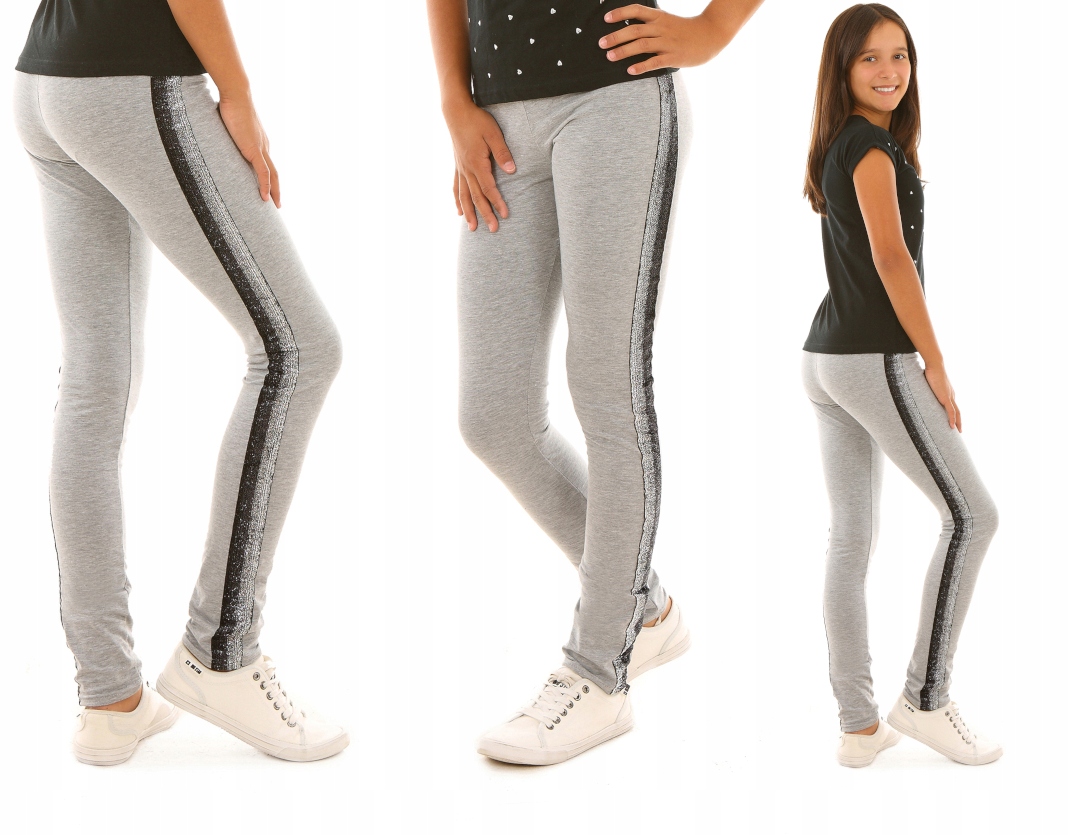 

Leginsy z Lampasem, getry 116 Kropek Szary