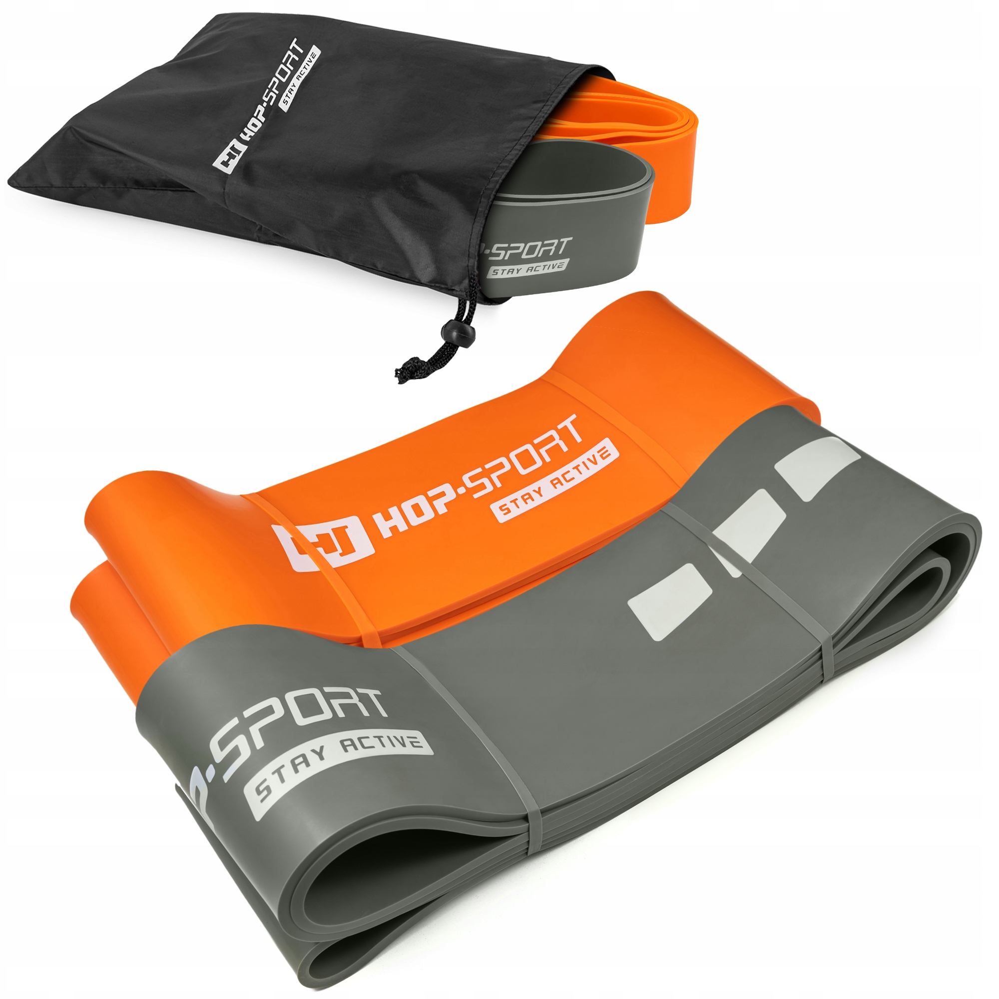 Zestaw 2 mocne wytrzymałe gumy taśmy do ćwiczeń treningu 37-137kg