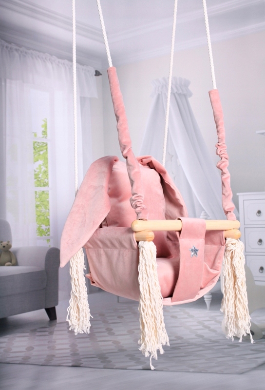 Huśtawka dla dzieci z oparciem DoM ogród---Królik Producent Love Gifts