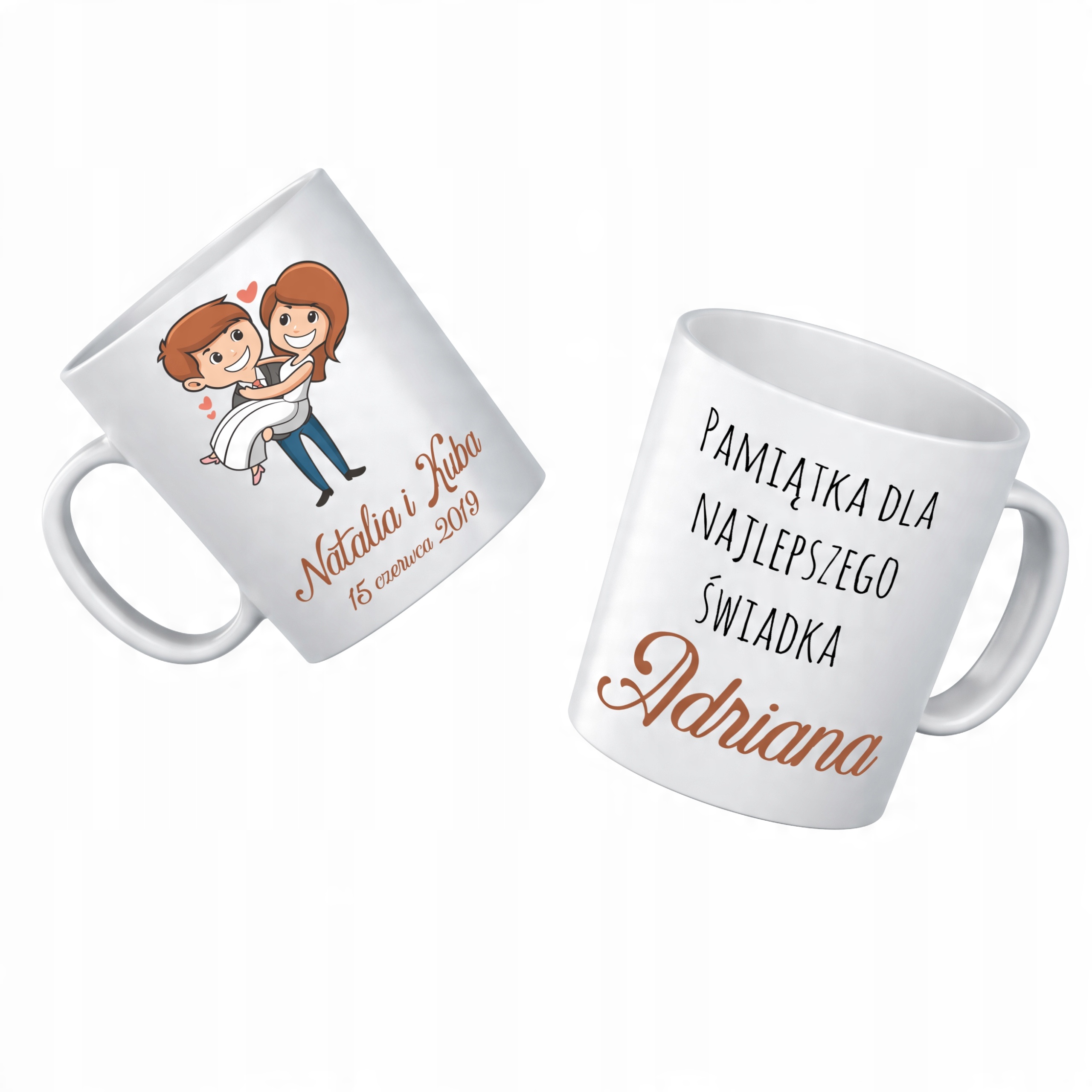 

Kubek Podziękowanie dla świadkowej Świadka ślub